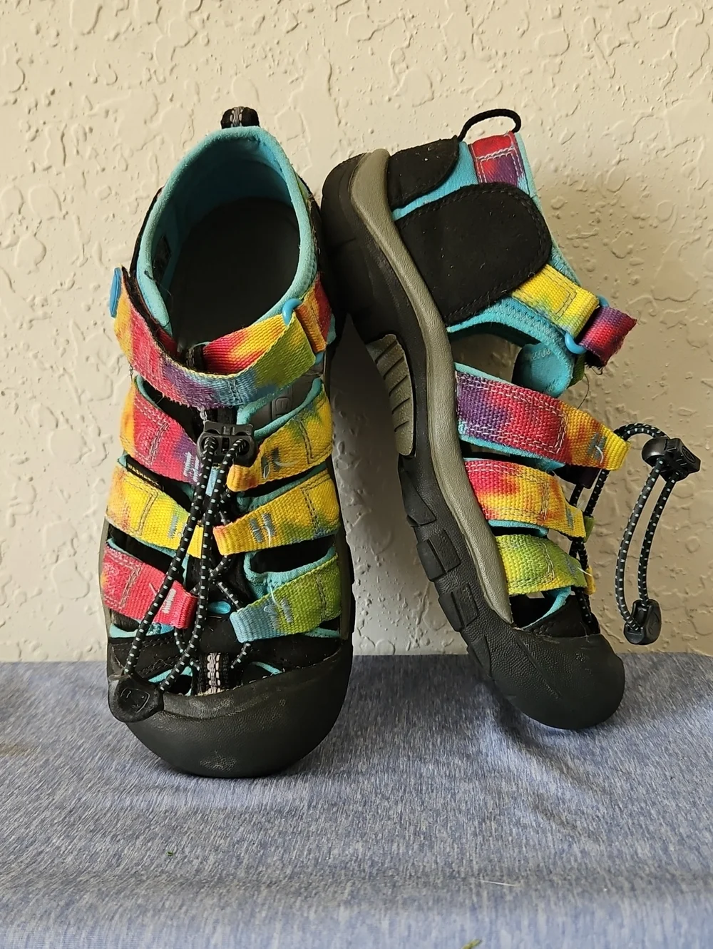 KEEN Kids Newport H2 Sandals In Rainbow Tie-dye, Size 3